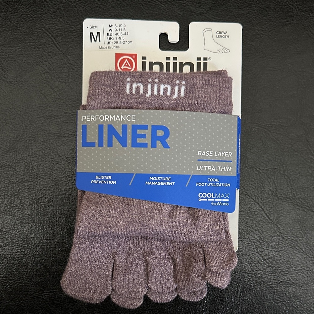 Injinji Performance Liner Toe Socks - Purple